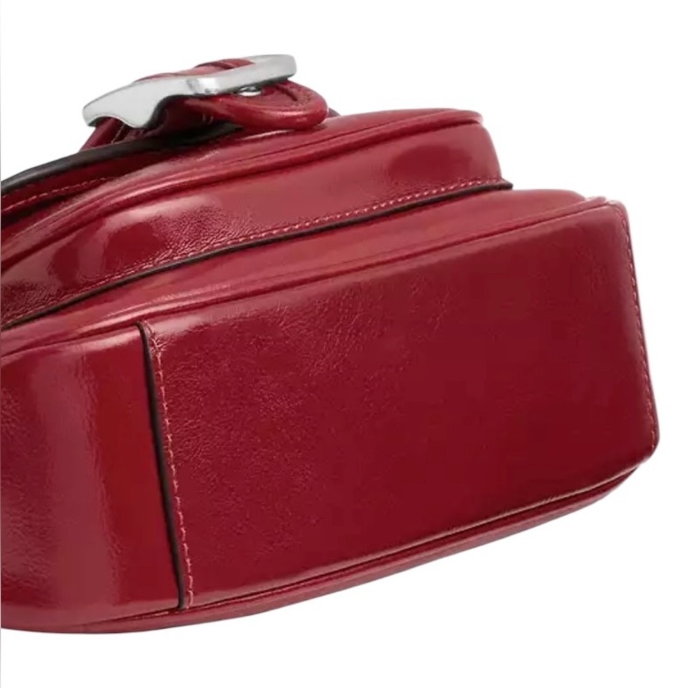 COACH Cherry Red Crossbody, Ashton mini crossbody convertible shoulder bag, NWT - Picture 6 of 10